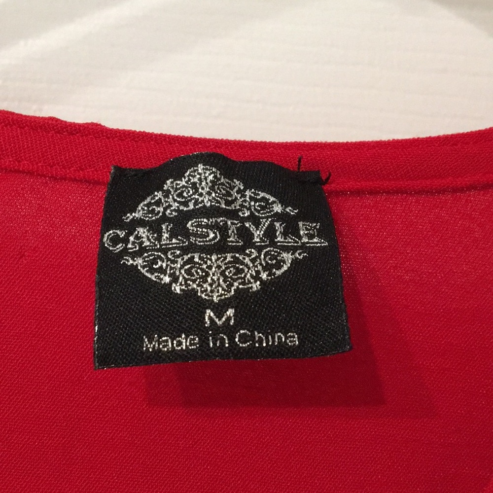 Flirty Red Top - Picture 5 of 6